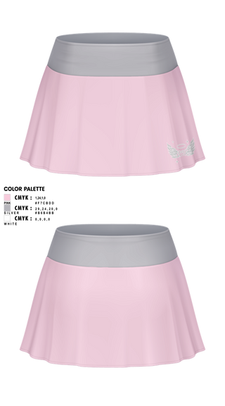 Skort, ACE Angel CHEER Elite, Cheer, Teamtime, Team time, sublimation, custom sports apparel, team uniforms, spirit wear, spiritwear, sports uniforms, custom shirts, team store, custom team store, fundraiser sports, apparel fundraiser