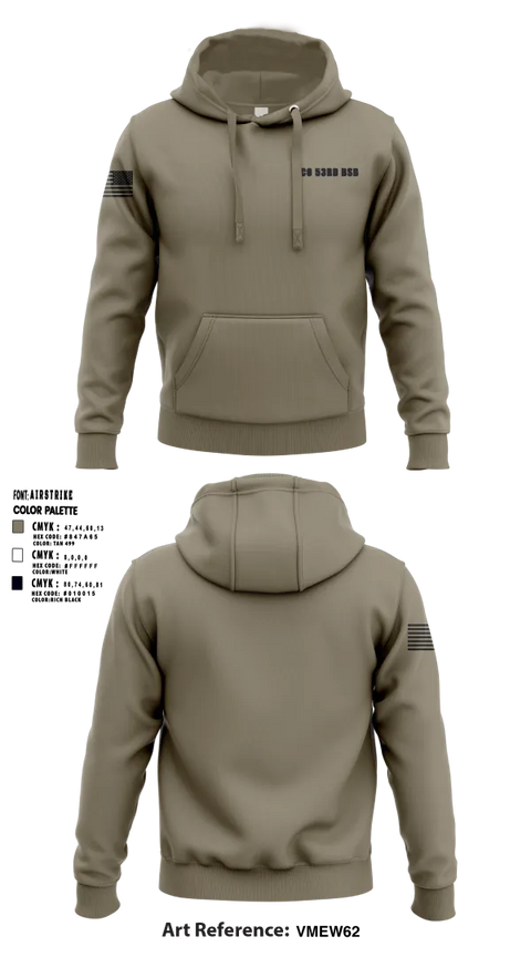 Hoodie, I Co 53rd BSB, National Guard, Teamtime, Team time, sublimation, custom sports apparel, team uniforms, spirit wear, spiritwear, sports uniforms, custom shirts, team store, custom team store, fundraiser sports, apparel fundraiser