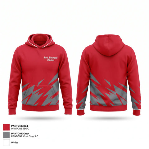 Hoodie, Port Richmond Raiders, Men's Soccer, Teamtime, Team time, sublimation, custom sports apparel, team uniforms, spirit wear, spiritwear, sports uniforms, custom shirts, team store, custom team store, fundraiser sports, apparel fundraiser