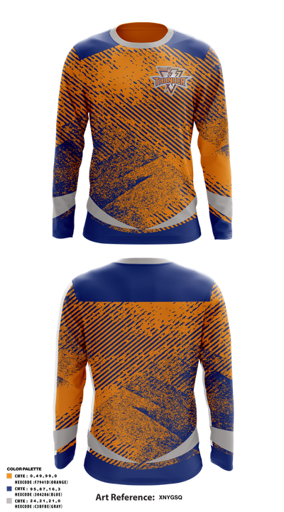 Valley Thunder 58845342 Long Sleeve Performance Shirt 1
