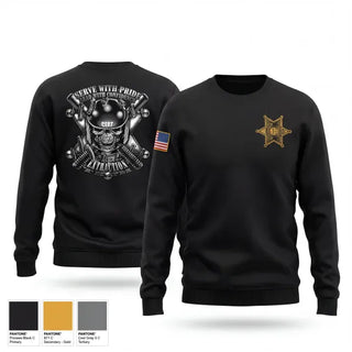 Crew Neck Sweatshirt, Hancock county sheriff C.E.R.T team, Police, Teamtime, Team time, sublimation, custom sports apparel, team uniforms, spirit wear, spiritwear, sports uniforms, custom shirts, team store, custom team store, fundraiser sports, apparel fundraiser