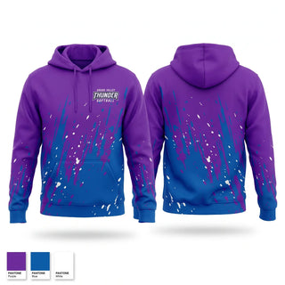 Hoodie, Thunder, Softball, Teamtime, Team time, sublimation, custom sports apparel, team uniforms, spirit wear, spiritwear, sports uniforms, custom shirts, team store, custom team store, fundraiser sports, apparel fundraiser