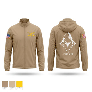 Windbreaker, 175 CPT, National Guard, Teamtime, Team time, sublimation, custom sports apparel, team uniforms, spirit wear, spiritwear, sports uniforms, custom shirts, team store, custom team store, fundraiser sports, apparel fundraiser