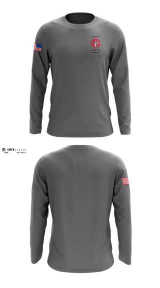 Long Sleeve Performance Shirt, Litchfield Volunteer Fire Department, Fire Department, Teamtime, Team time, sublimation, custom sports apparel, team uniforms, spirit wear, spiritwear, sports uniforms, custom shirts, team store, custom team store, fundraiser sports, apparel fundraiser