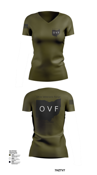 Womens Short Sleeve Vneck Shirt, ohio veterans forge, , Teamtime, Team time, sublimation, custom sports apparel, team uniforms, spirit wear, spiritwear, sports uniforms, custom shirts, team store, custom team store, fundraiser sports, apparel fundraiser