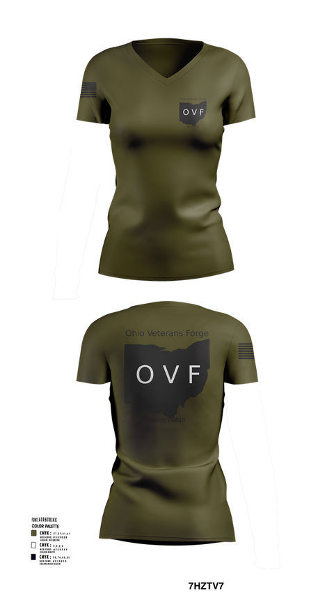 Womens Short Sleeve Vneck Shirt, ohio veterans forge, , Teamtime, Team time, sublimation, custom sports apparel, team uniforms, spirit wear, spiritwear, sports uniforms, custom shirts, team store, custom team store, fundraiser sports, apparel fundraiser