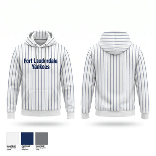 Hoodie, Fort Lauderdale Yankees, Baseball, Teamtime, Team time, sublimation, custom sports apparel, team uniforms, spirit wear, spiritwear, sports uniforms, custom shirts, team store, custom team store, fundraiser sports, apparel fundraiser