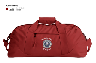 Duffle Bag, Presidential Caskets Platoon, Army, Teamtime, Team time, sublimation, custom sports apparel, team uniforms, spirit wear, spiritwear, sports uniforms, custom shirts, team store, custom team store, fundraiser sports, apparel fundraiser