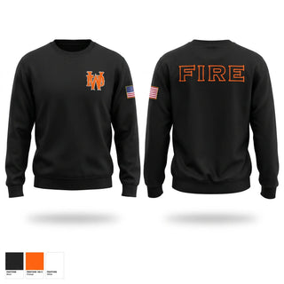 Crew Neck Sweatshirt, Wewoka Fire/EMS, Fire Department, Teamtime, Team time, sublimation, custom sports apparel, team uniforms, spirit wear, spiritwear, sports uniforms, custom shirts, team store, custom team store, fundraiser sports, apparel fundraiser