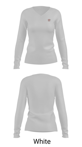 Womens Long Sleeve Vneck Shirt, Firehouse 6, Fire Department, Teamtime, Team time, sublimation, custom sports apparel, team uniforms, spirit wear, spiritwear, sports uniforms, custom shirts, team store, custom team store, fundraiser sports, apparel fundraiser