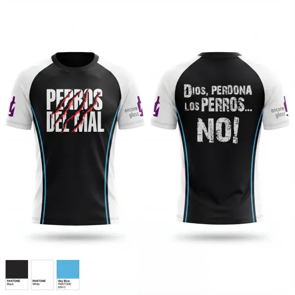 Short Sleeve Performance Shirt, Perros del Mal, Men's Soccer, Teamtime, Team time, sublimation, custom sports apparel, team uniforms, spirit wear, spiritwear, sports uniforms, custom shirts, team store, custom team store, fundraiser sports, apparel fundraiser