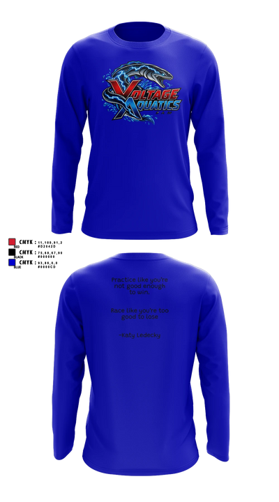 Voltage Team Store Long Sleeve Performance Shirt - 14