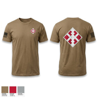 Old School Cotton Feel Shirt, 450th EN CO, Army, Teamtime, Team time, sublimation, custom sports apparel, team uniforms, spirit wear, spiritwear, sports uniforms, custom shirts, team store, custom team store, fundraiser sports, apparel fundraiser