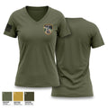 Shoshone Sheriffs Office Women's Short Sleeve V-neck Shirt - 1