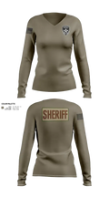Sheriff Emergency Response Team 5060810 Women's Long Sleeve V-neck Shirt - 24