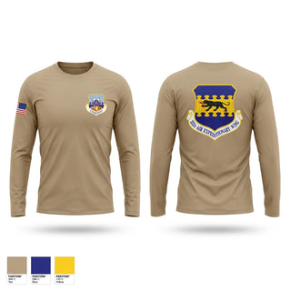 Long Sleeve Performance Shirt, 332nd Air Expeditionary Wing, Air Force, Teamtime, Team time, sublimation, custom sports apparel, team uniforms, spirit wear, spiritwear, sports uniforms, custom shirts, team store, custom team store, fundraiser sports, apparel fundraiser