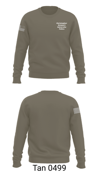 Crew Neck Sweatshirt, Christopher Newport University Police, Police, Teamtime, Team time, sublimation, custom sports apparel, team uniforms, spirit wear, spiritwear, sports uniforms, custom shirts, team store, custom team store, fundraiser sports, apparel fundraiser