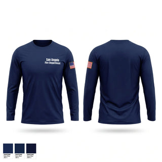 Long Sleeve Performance Shirt, San Angelo Fire Department, Fire Department, Teamtime, Team time, sublimation, custom sports apparel, team uniforms, spirit wear, spiritwear, sports uniforms, custom shirts, team store, custom team store, fundraiser sports, apparel fundraiser