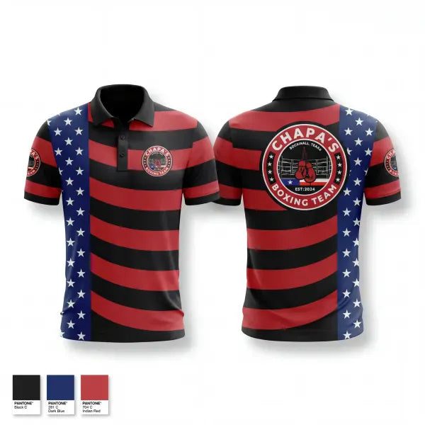 Short Sleeve Performance Polo, Chapa’s Boxing Team, , Teamtime, Team time, sublimation, custom sports apparel, team uniforms, spirit wear, spiritwear, sports uniforms, custom shirts, team store, custom team store, fundraiser sports, apparel fundraiser