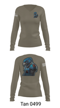Battlehawks 56996020 Women's Long Sleeve V-neck Shirt - 77