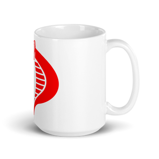 Charlie Battery, 1-119th FA 47943338 White Glossy Mug - Large