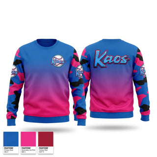 Crew Neck Sweatshirt, KAOS, Baseball, Teamtime, Team time, sublimation, custom sports apparel, team uniforms, spirit wear, spiritwear, sports uniforms, custom shirts, team store, custom team store, fundraiser sports, apparel fundraiser