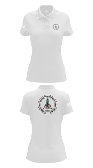 Womens Short Sleeve Performance Polo, Northeast Florida Woodturning Association, , Teamtime, Team time, sublimation, custom sports apparel, team uniforms, spirit wear, spiritwear, sports uniforms, custom shirts, team store, custom team store, fundraiser sports, apparel fundraiser