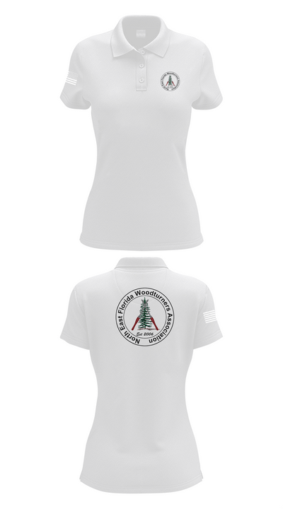 Northeast Florida Woodturning Association 62265388 Women's Short Sleeve Performance Polo  - 17