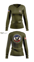 Mississippi Bureau of Narcotics Women's Long Sleeve V-neck Shirt - 2