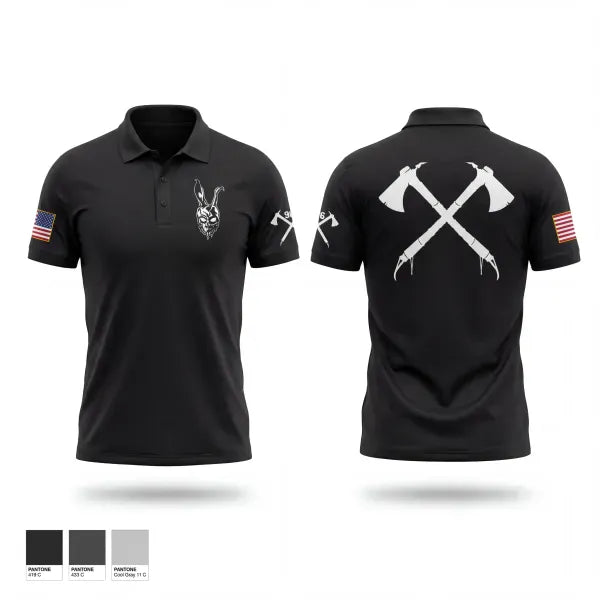 Short Sleeve Performance Polo, B/96th CA, Football, Teamtime, Team time, sublimation, custom sports apparel, team uniforms, spirit wear, spiritwear, sports uniforms, custom shirts, team store, custom team store, fundraiser sports, apparel fundraiser
