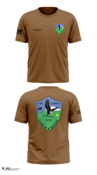 Short Sleeve Performance Shirt, Park County Search and rescue, EMS/EMT, Teamtime, Team time, sublimation, custom sports apparel, team uniforms, spirit wear, spiritwear, sports uniforms, custom shirts, team store, custom team store, fundraiser sports, apparel fundraiser