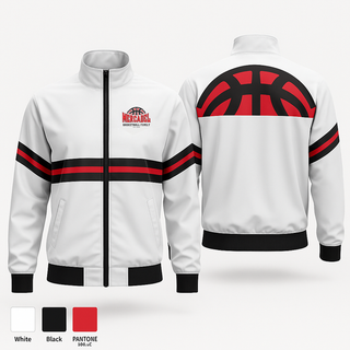 Quarter Zip Jacket, Mercadel Basketball, Men's Basketball, Teamtime, Team time, sublimation, custom sports apparel, team uniforms, spirit wear, spiritwear, sports uniforms, custom shirts, team store, custom team store, fundraiser sports, apparel fundraiser