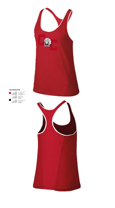 Crow Creek Chieftains 87390288 Women's Track Singlet - 40