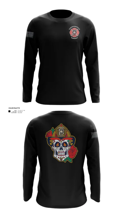 Carpentersville Fire Department 52158463 Long Sleeve Performance Shirt 21