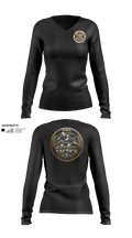 OAG-DT 74111085 Women's Long Sleeve V-neck Shirt - 23