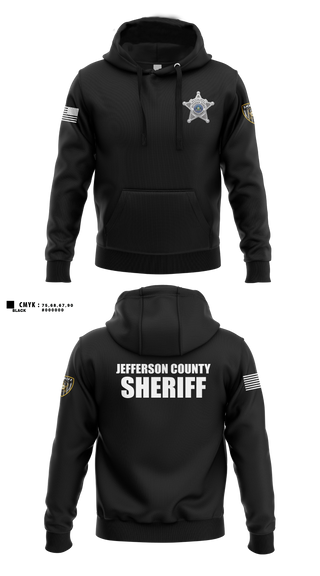 Hoodie, Jefferson County Sheriff's Office, Police, Teamtime, Team time, sublimation, custom sports apparel, team uniforms, spirit wear, spiritwear, sports uniforms, custom shirts, team store, custom team store, fundraiser sports, apparel fundraiser
