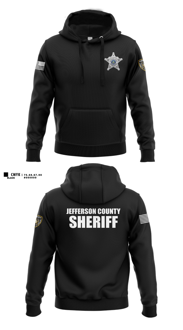 Hoodie, Jefferson County Sheriff's Office, Police, Teamtime, Team time, sublimation, custom sports apparel, team uniforms, spirit wear, spiritwear, sports uniforms, custom shirts, team store, custom team store, fundraiser sports, apparel fundraiser