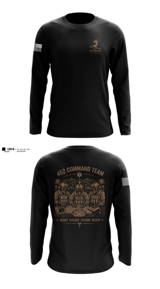 Long Sleeve Performance Shirt, 452 MED DET, Army, Teamtime, Team time, sublimation, custom sports apparel, team uniforms, spirit wear, spiritwear, sports uniforms, custom shirts, team store, custom team store, fundraiser sports, apparel fundraiser