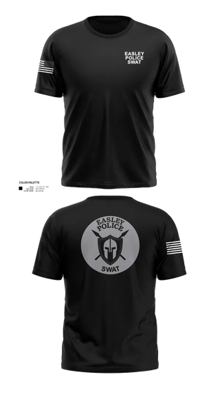 Old School Cotton Feel Shirt, Easley Police SWAT, Police, Teamtime, Team time, sublimation, custom sports apparel, team uniforms, spirit wear, spiritwear, sports uniforms, custom shirts, team store, custom team store, fundraiser sports, apparel fundraiser