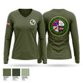 Grainger County Rescue Squad 4675197 Women's Long Sleeve V-neck Shirt - 1