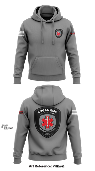 Hoodie, Logan EMS, , Teamtime, Team time, sublimation, custom sports apparel, team uniforms, spirit wear, spiritwear, sports uniforms, custom shirts, team store, custom team store, fundraiser sports, apparel fundraiser