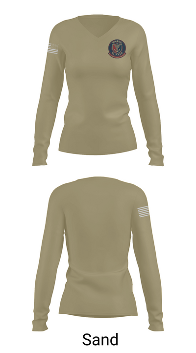 NMRTC El Paso 64078462 Women's Long Sleeve V-neck Shirt - 92