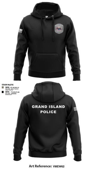 Hoodie, Grand Island Police Department, Police, Teamtime, Team time, sublimation, custom sports apparel, team uniforms, spirit wear, spiritwear, sports uniforms, custom shirts, team store, custom team store, fundraiser sports, apparel fundraiser