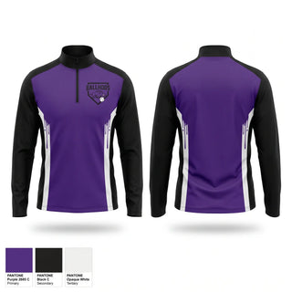Quarter Zip Jacket, Walhalla Ballhogs, Baseball, Teamtime, Team time, sublimation, custom sports apparel, team uniforms, spirit wear, spiritwear, sports uniforms, custom shirts, team store, custom team store, fundraiser sports, apparel fundraiser