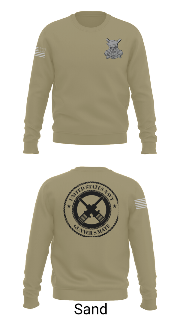 Crew Neck Sweatshirt, GUNNERSMATE, , Teamtime, Team time, sublimation, custom sports apparel, team uniforms, spirit wear, spiritwear, sports uniforms, custom shirts, team store, custom team store, fundraiser sports, apparel fundraiser
