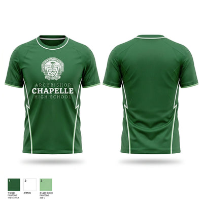 Archbishop Chapelle School Soccer Soft Poly Tee Cotton Like Feel - 1