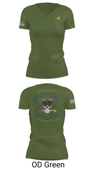 VFA-151 79286113 Women's Short Sleeve V-neck Shirt - 46