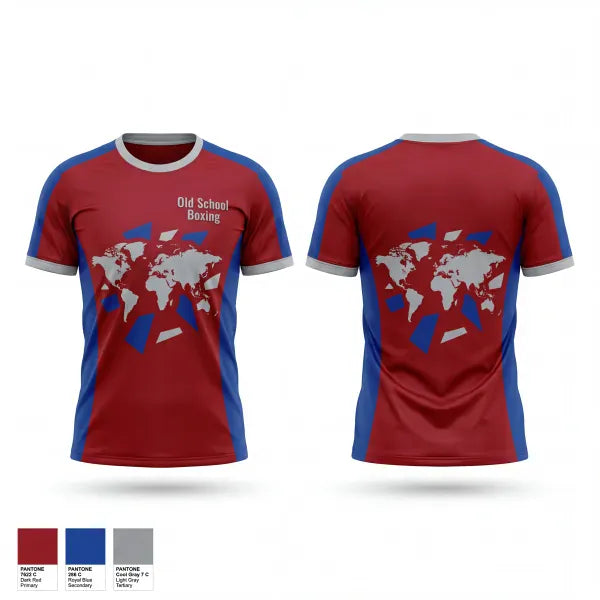 Old School Boxing 38205114 Old School Cotton Feel Shirt - 1