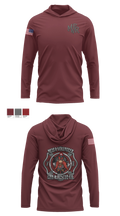 Melfa Vol. Fire & Rescue Co. Inc 83574854 Long Sleeve Performance Shirt with hood - 10