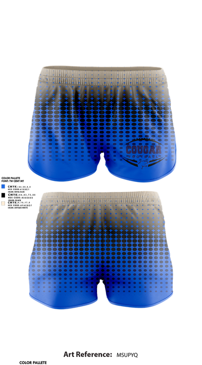 Kersey Cougars 69504925 Track Shorts - 1